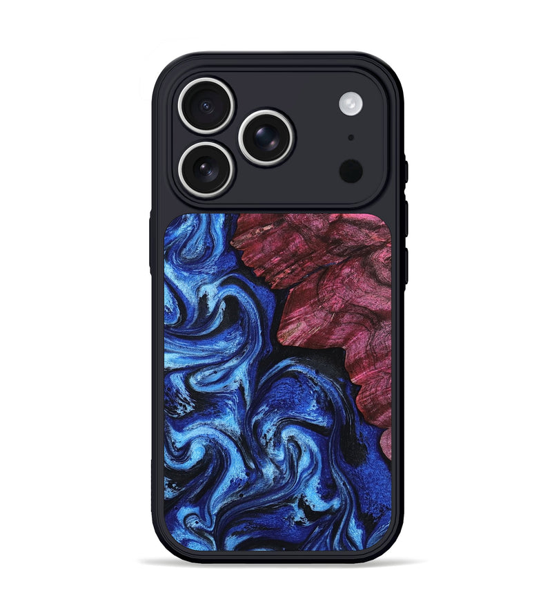 iPhone 17 Pro Wood Phone Case - Drake (Blue, 802338)