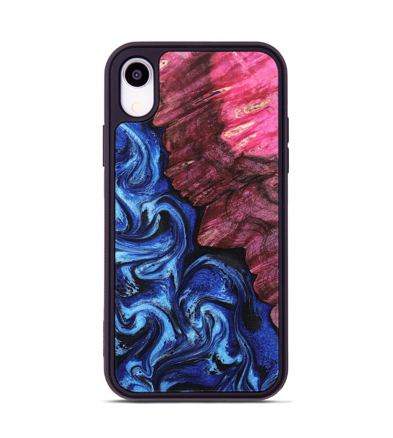 iPhone Xr Wood Phone Case - Drake (Blue, 802338)