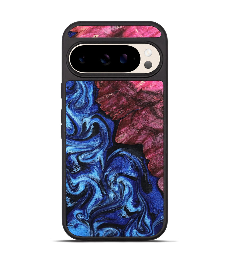 Pixel 10 Wood Phone Case - Drake (Blue, 802338)