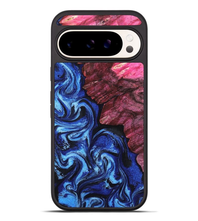 Pixel 10 Pro XL Wood Phone Case - Drake (Blue, 802338)