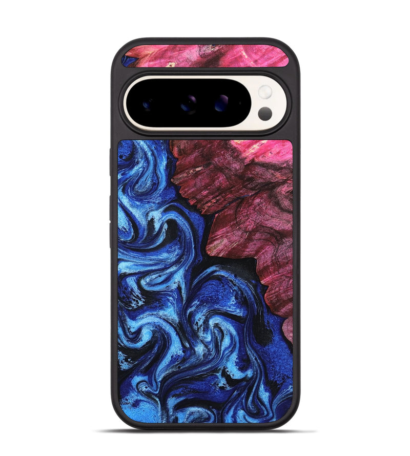 Pixel 9 Pro Wood Phone Case - Drake (Blue, 802338)
