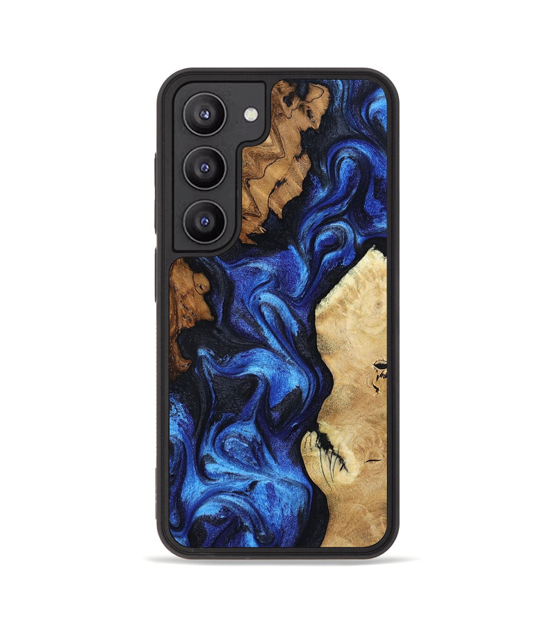 Galaxy S23 Wood Phone Case - Jammie (Blue, 802339)