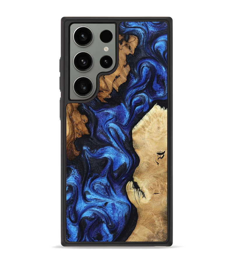 Galaxy S23 Ultra Wood Phone Case - Jammie (Blue, 802339)