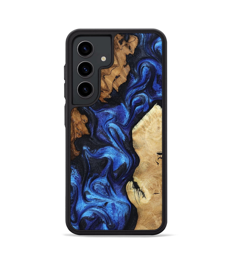 Galaxy S24 Wood Phone Case - Jammie (Blue, 802339)
