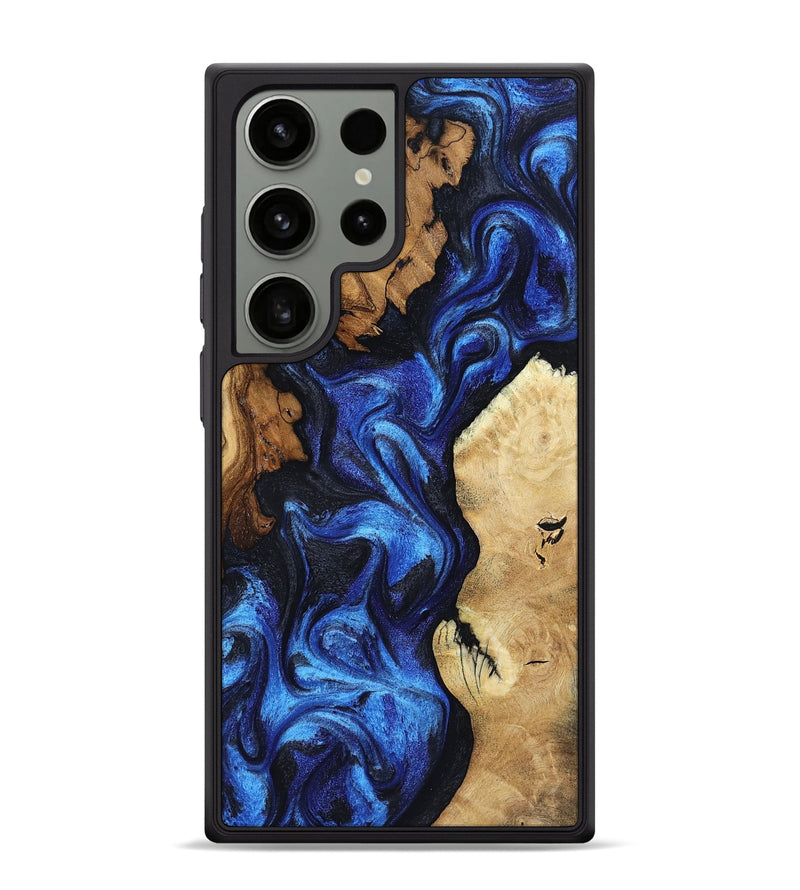 Galaxy S24 Ultra Wood Phone Case - Jammie (Blue, 802339)