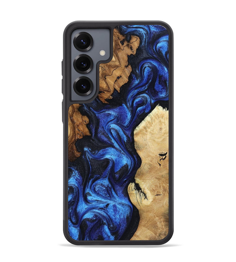 Galaxy S25 Plus Wood Phone Case - Jammie (Blue, 802339)