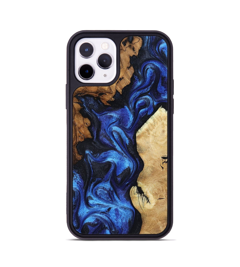 iPhone 11 Pro Wood Phone Case - Jammie (Blue, 802339)