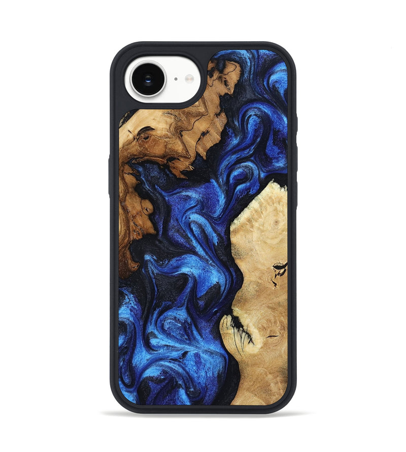 iPhone 16e Wood Phone Case - Jammie (Blue, 802339)