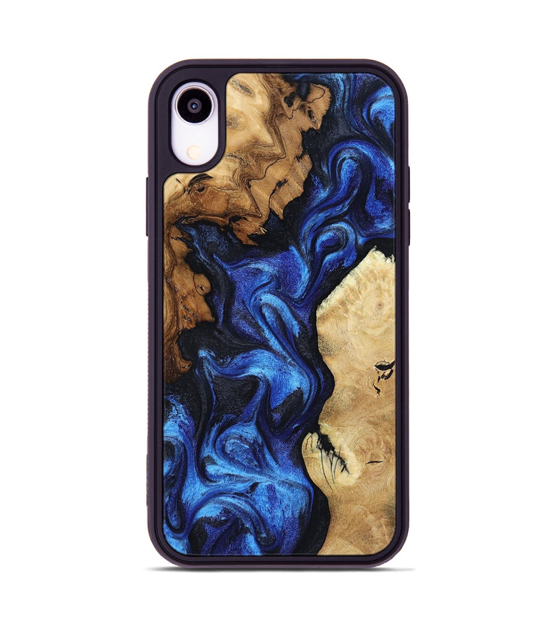 iPhone Xr Wood Phone Case - Jammie (Blue, 802339)
