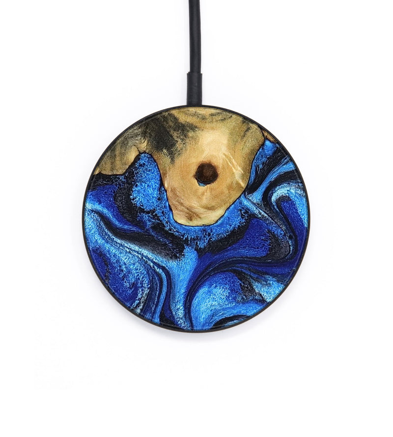 Circle Wood Wireless Charger - Solana (Blue, 802340)