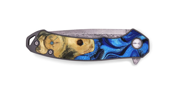 EDC Wood Pocket Knife - Solana (Blue, 802340)
