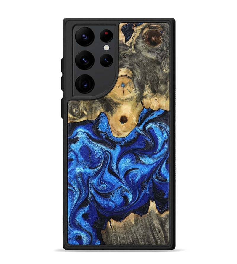 Galaxy S22 Ultra Wood Phone Case - Solana (Blue, 802340)