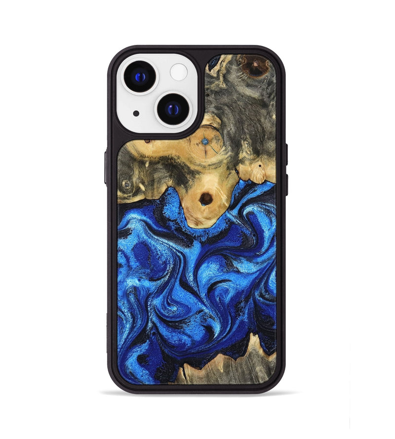 iPhone 13 Wood Phone Case - Solana (Blue, 802340)
