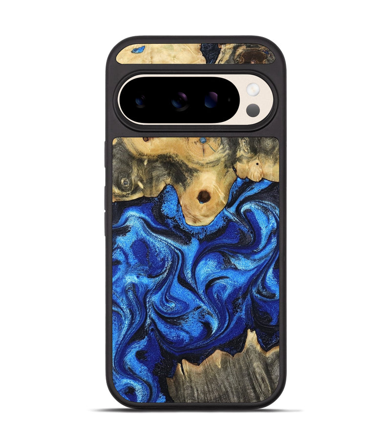 Pixel 10 Wood Phone Case - Solana (Blue, 802340)