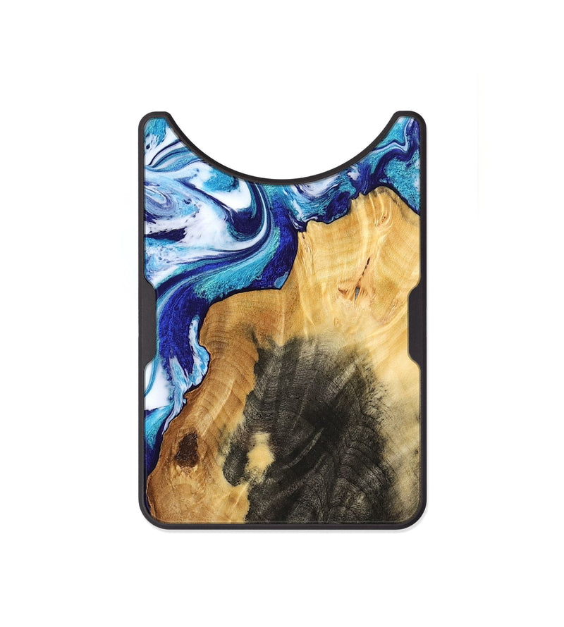 Alloy Wood Wallet - Connie (Blue, 802341)