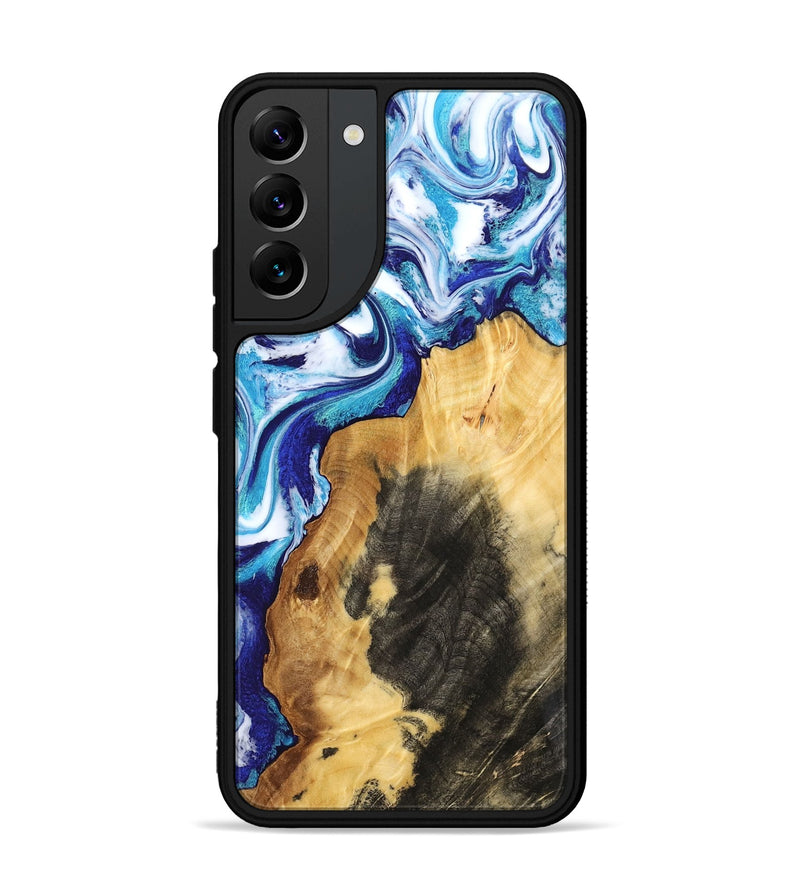 Galaxy S22 Plus Wood Phone Case - Connie (Blue, 802341)