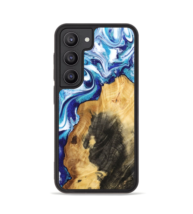 Galaxy S23 Wood Phone Case - Connie (Blue, 802341)