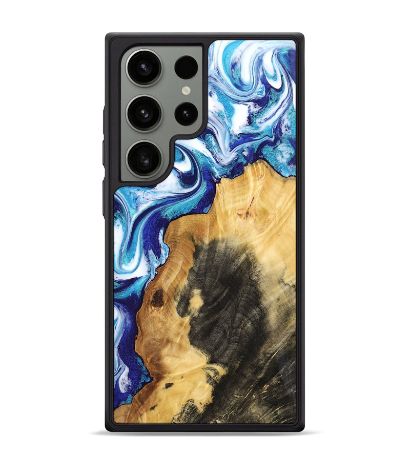 Galaxy S24 Ultra Wood Phone Case - Connie (Blue, 802341)