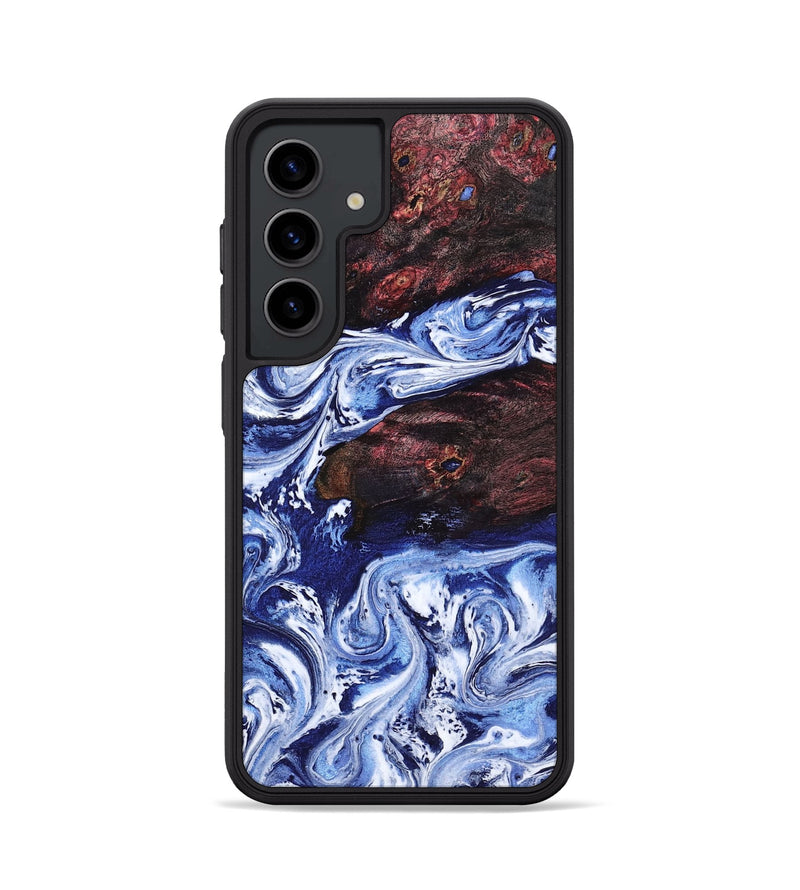 Galaxy S24 Wood Phone Case - Sylvie (Blue, 802342)