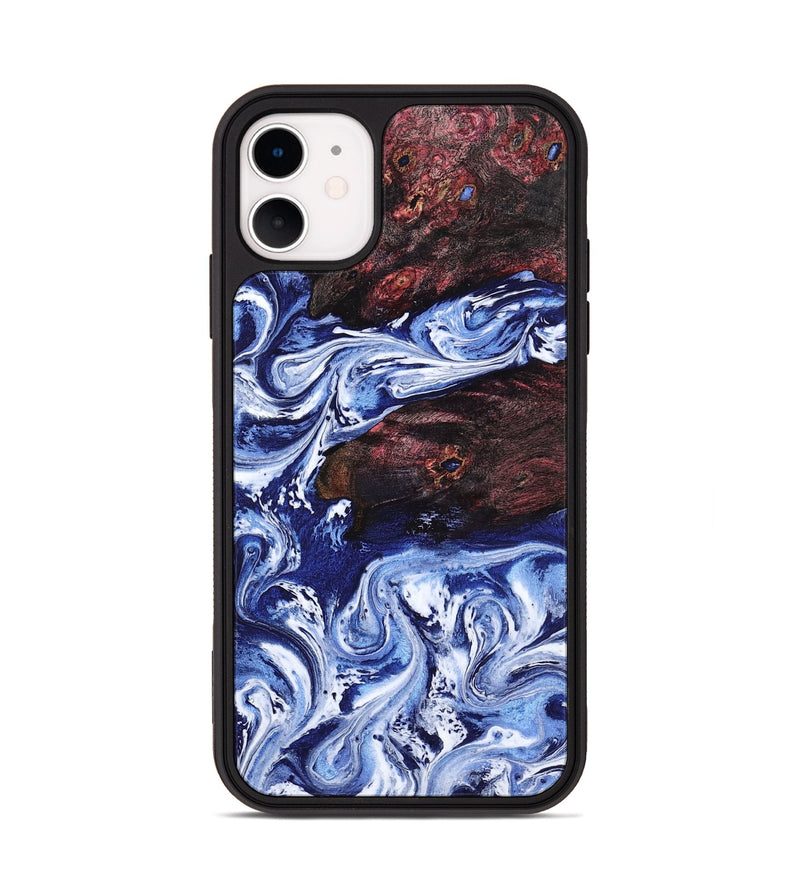iPhone 11 Wood Phone Case - Sylvie (Blue, 802342)