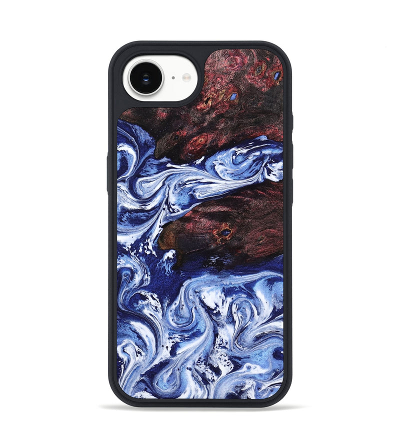 iPhone 16e Wood Phone Case - Sylvie (Blue, 802342)