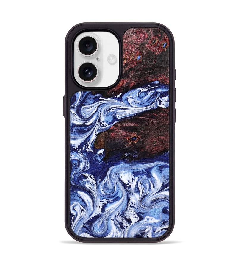 iPhone 17 Wood Phone Case - Sylvie (Blue, 802342)