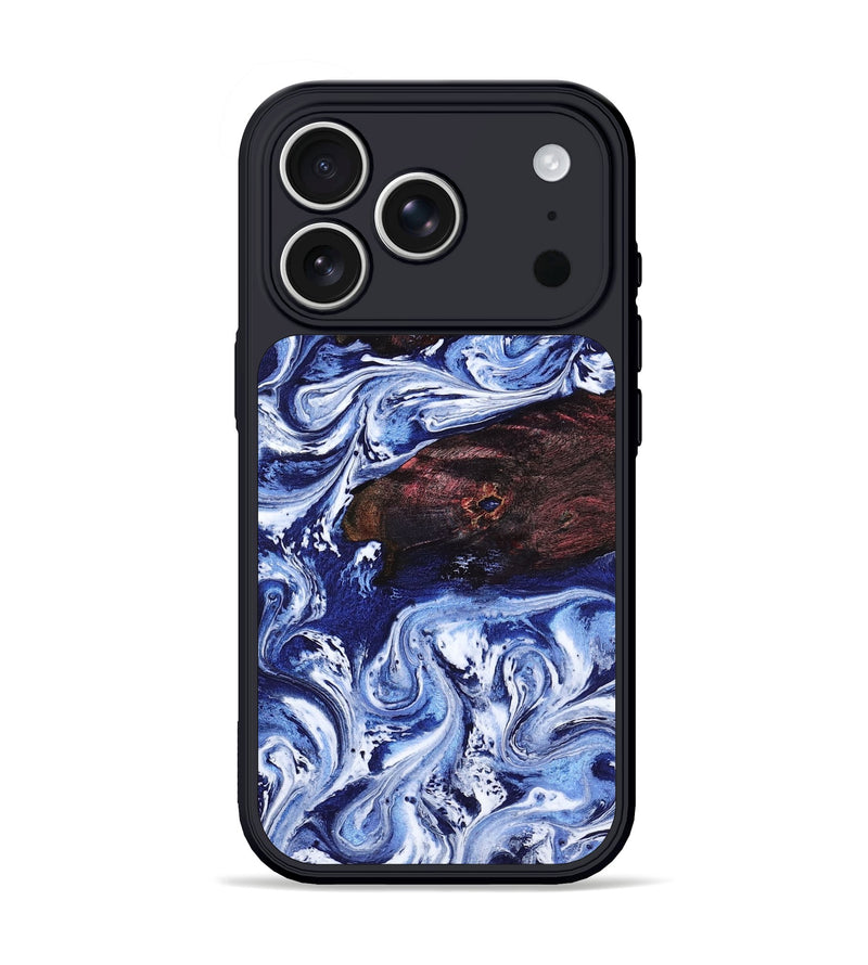iPhone 17 Pro Wood Phone Case - Sylvie (Blue, 802342)