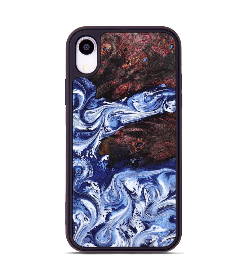 iPhone Xr Wood Phone Case - Sylvie (Blue, 802342)