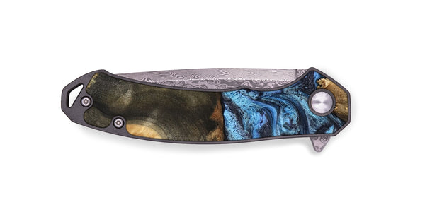 EDC Wood Pocket Knife - Rodrigo (Blue, 802343)