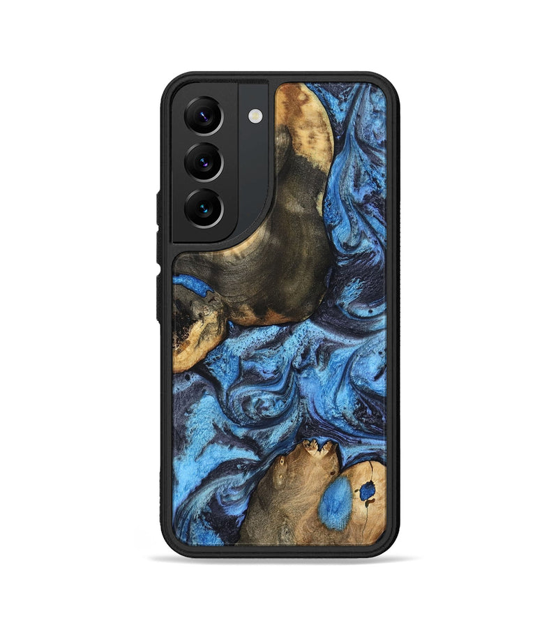 Galaxy S22 Wood Phone Case - Rodrigo (Blue, 802343)