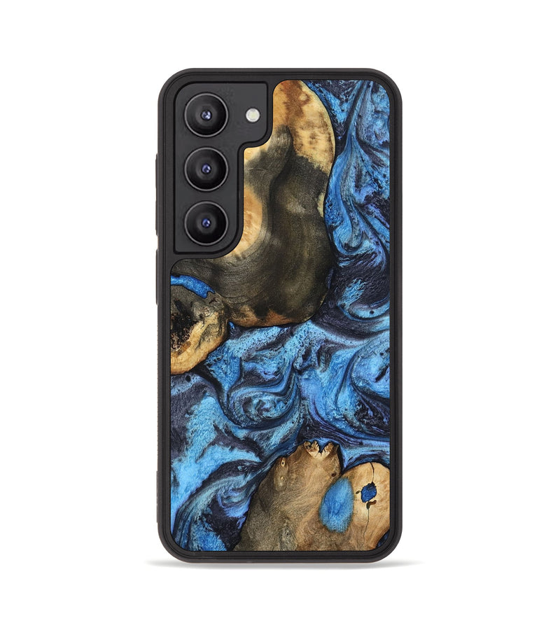 Galaxy S23 Wood Phone Case - Rodrigo (Blue, 802343)