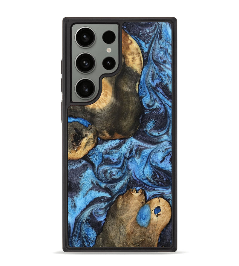 Galaxy S23 Ultra Wood Phone Case - Rodrigo (Blue, 802343)