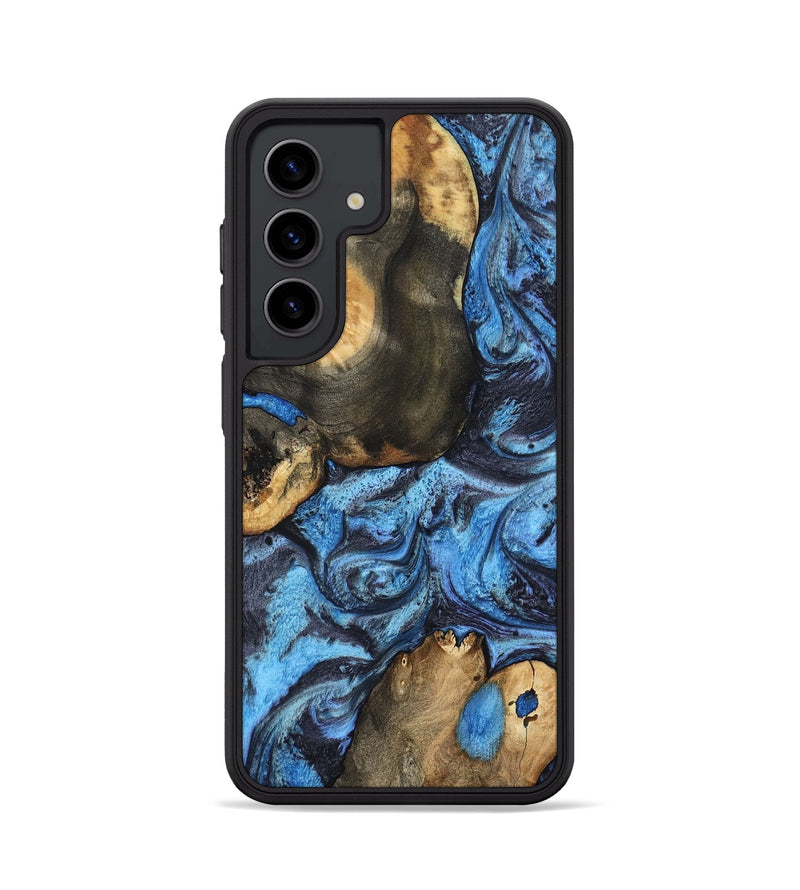 Galaxy S24 Wood Phone Case - Rodrigo (Blue, 802343)