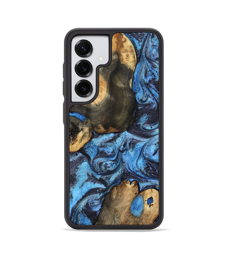 Galaxy S25 Wood Phone Case - Rodrigo (Blue, 802343)