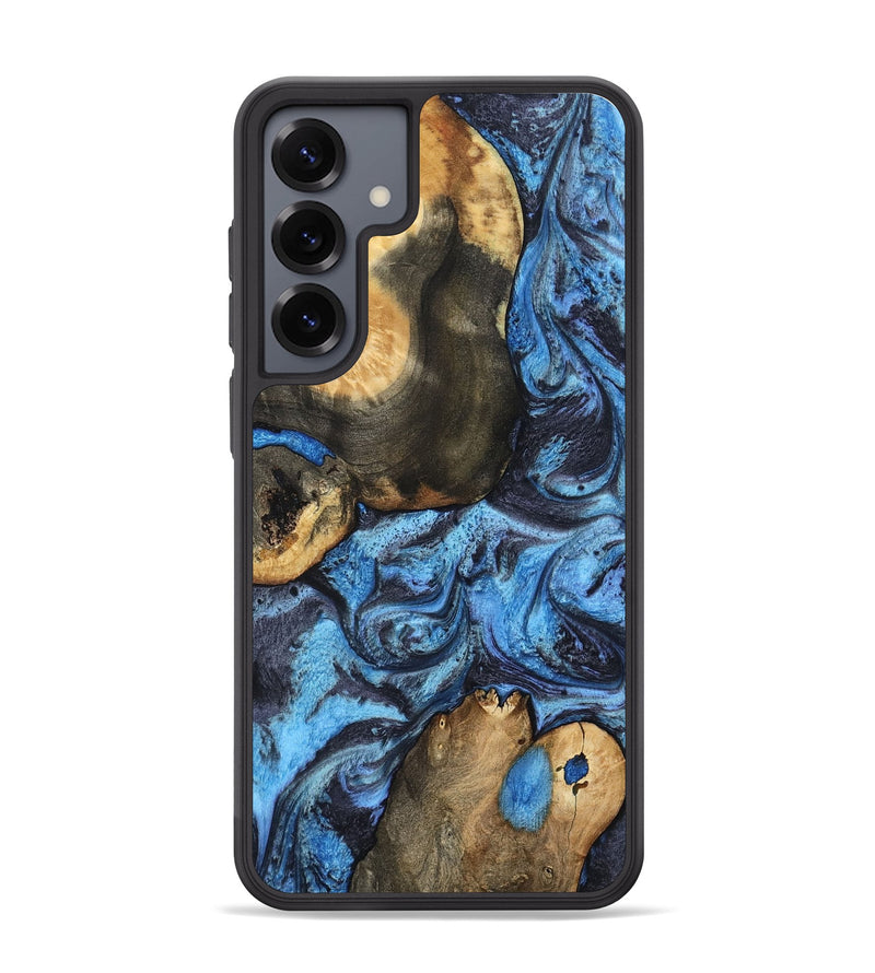 Galaxy S25 Plus Wood Phone Case - Rodrigo (Blue, 802343)