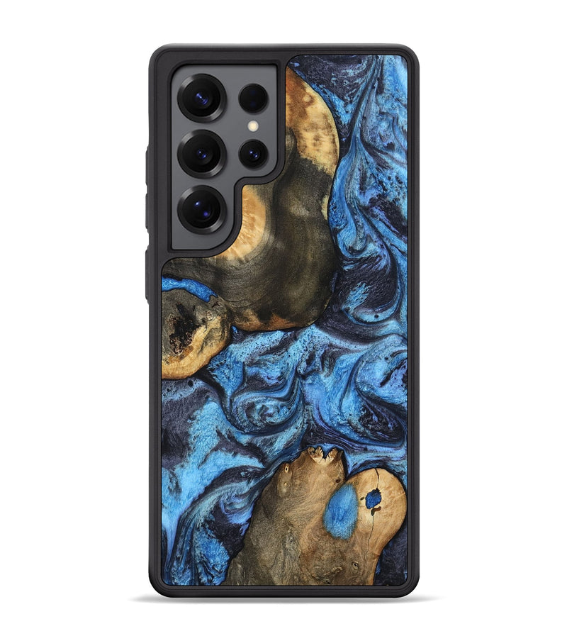Galaxy S25 Ultra Wood Phone Case - Rodrigo (Blue, 802343)
