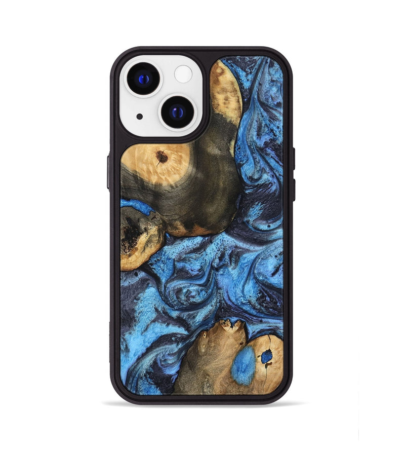 iPhone 13 Wood Phone Case - Rodrigo (Blue, 802343)