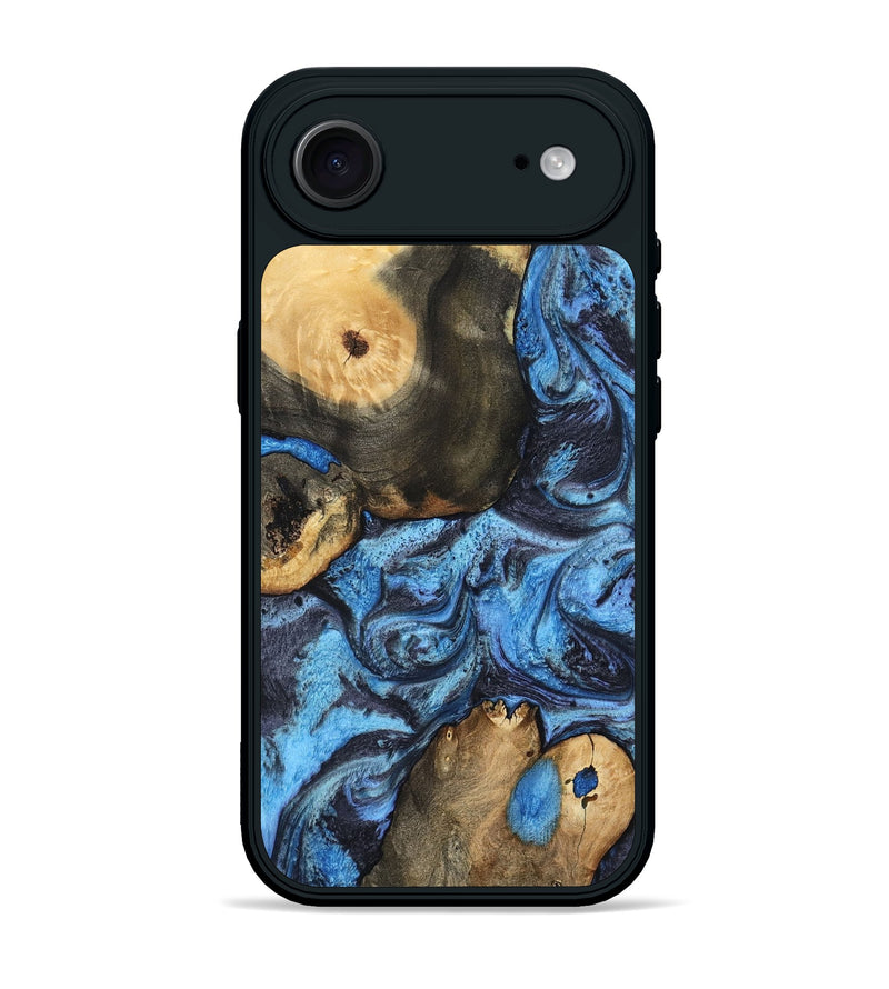 iPhone 17 Air Wood Phone Case - Rodrigo (Blue, 802343)
