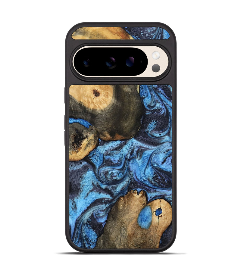 Pixel 10 Wood Phone Case - Rodrigo (Blue, 802343)