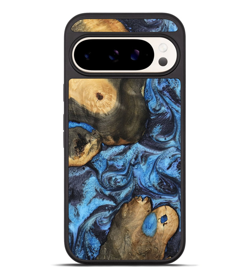 Pixel 10 Pro XL Wood Phone Case - Rodrigo (Blue, 802343)