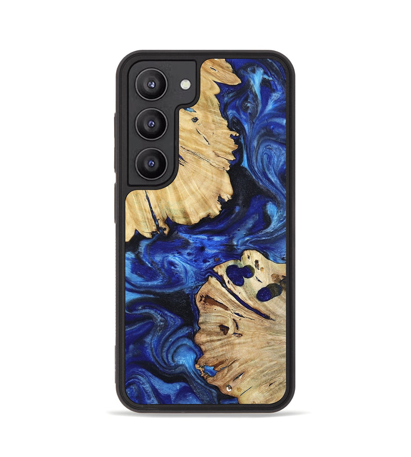 Galaxy S23 Wood Phone Case - Meadow (Blue, 802344)