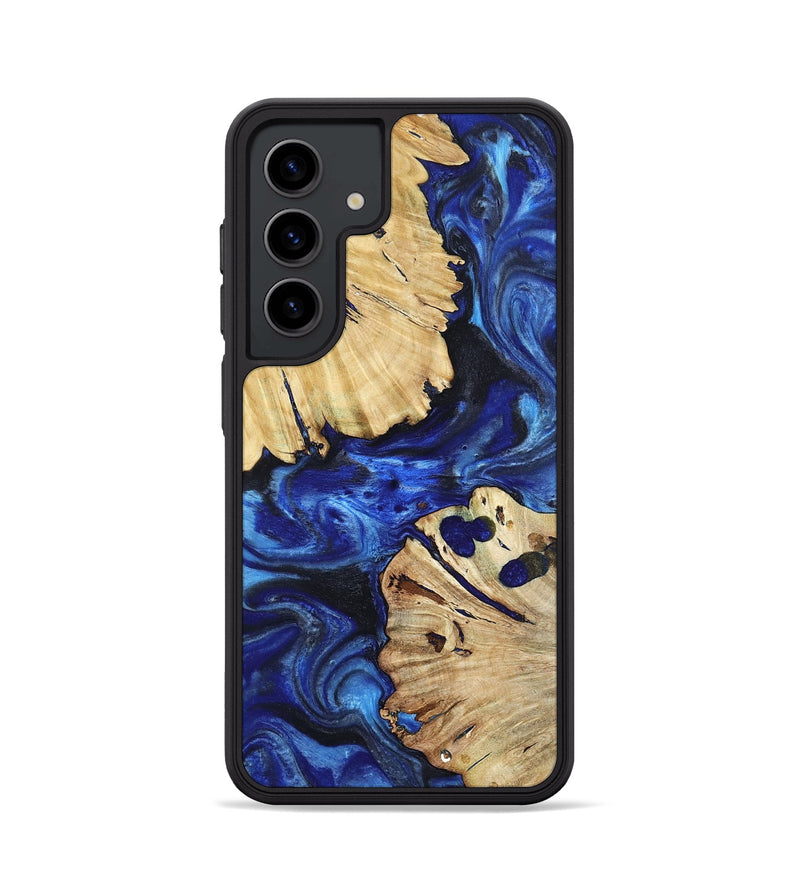 Galaxy S24 Wood Phone Case - Meadow (Blue, 802344)