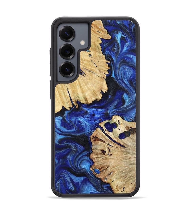 Galaxy S25 Plus Wood Phone Case - Meadow (Blue, 802344)