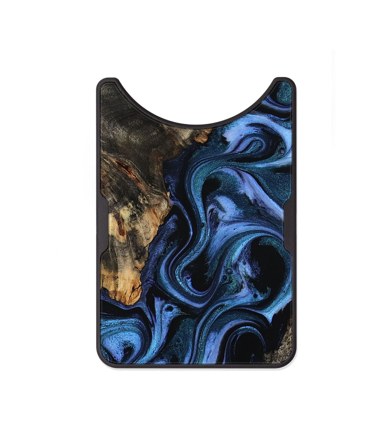 Alloy Wood Wallet - Carlene (Blue, 802345)