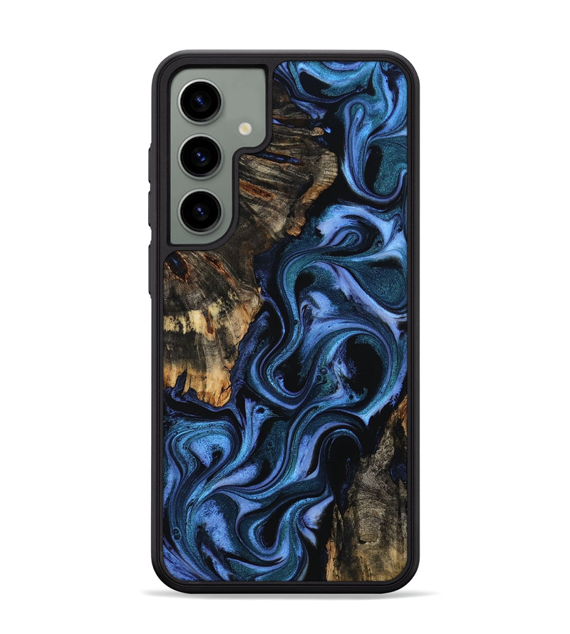 Galaxy S24 Plus Wood Phone Case - Carlene (Blue, 802345)
