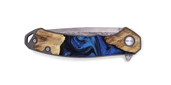 EDC Wood Pocket Knife - Ciara (Blue, 802347)