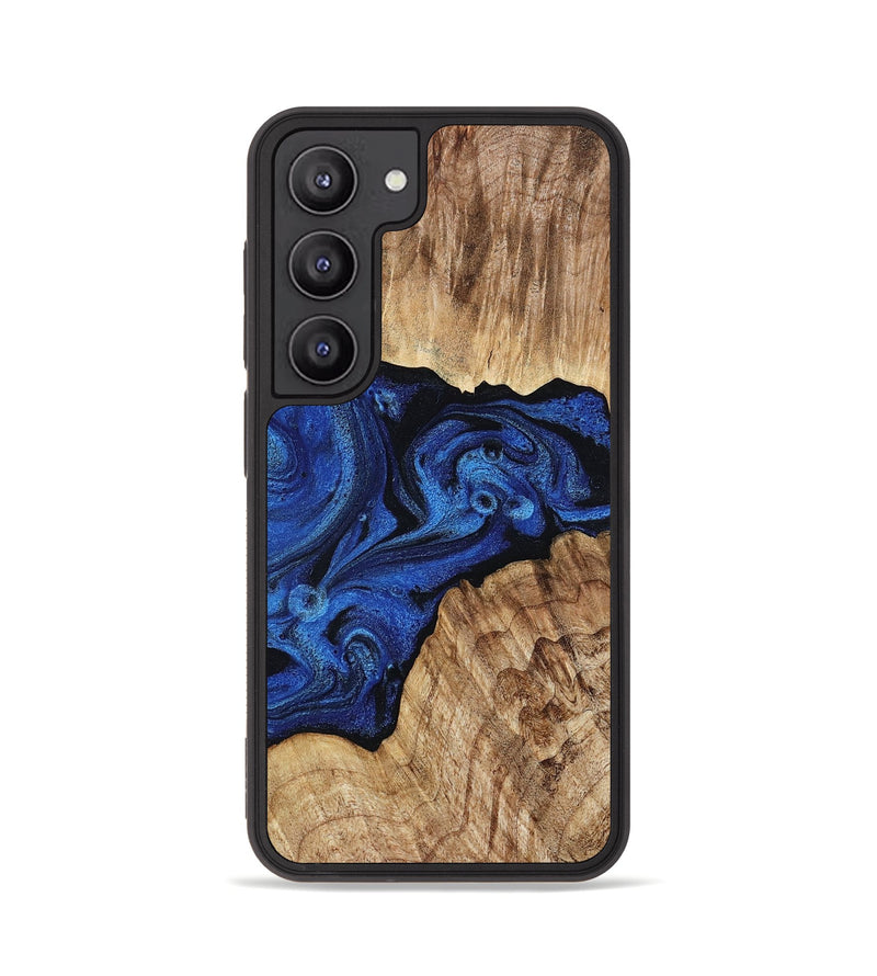 Galaxy S23 Wood Phone Case - Ciara (Blue, 802347)