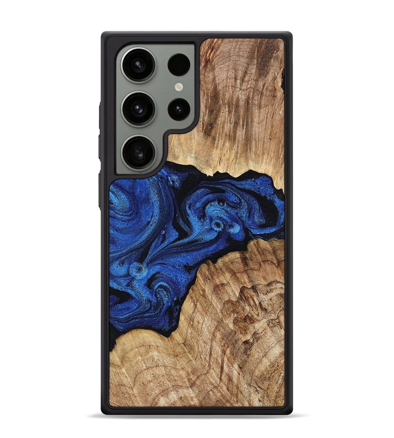 Galaxy S24 Ultra Wood Phone Case - Ciara (Blue, 802347)