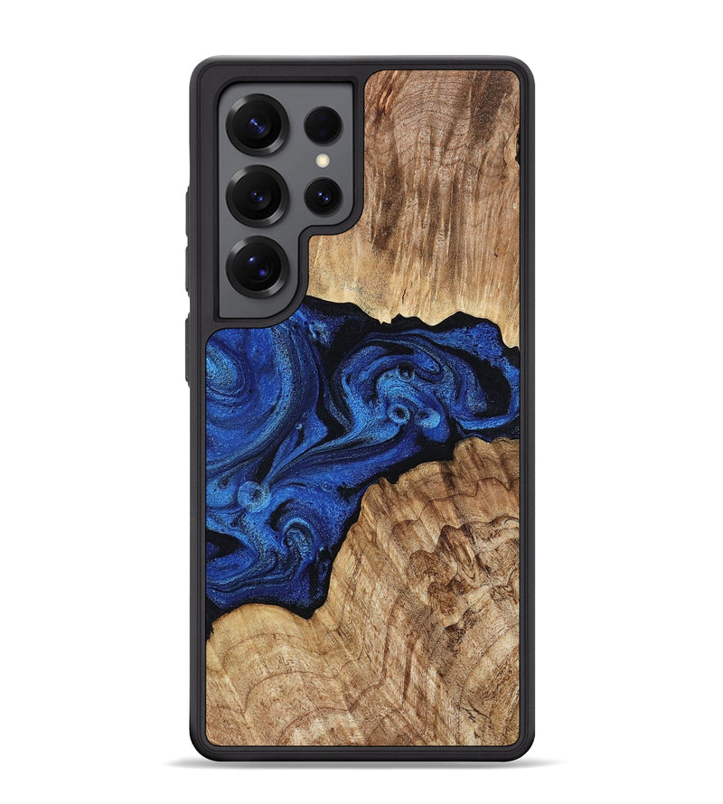 Galaxy S25 Ultra Wood Phone Case - Ciara (Blue, 802347)