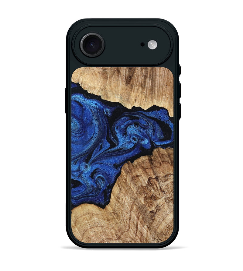 iPhone 17 Air Wood Phone Case - Ciara (Blue, 802347)